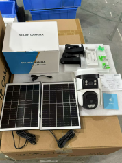 okam-pro dual lens 3mp+3mp AOV solar camera