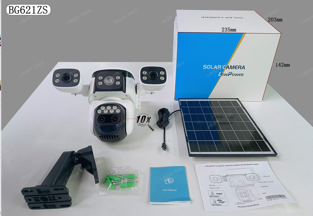 OKAM PRO app power camera  4LENS  solar  camera