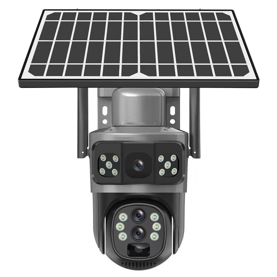 P3M-Z 3.5inch 4 lens 3 pictures solar low-power Camera 10X zoom