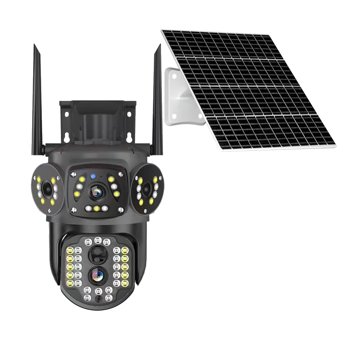 P27-18 AOV 2 lens 1 ptz solar camera