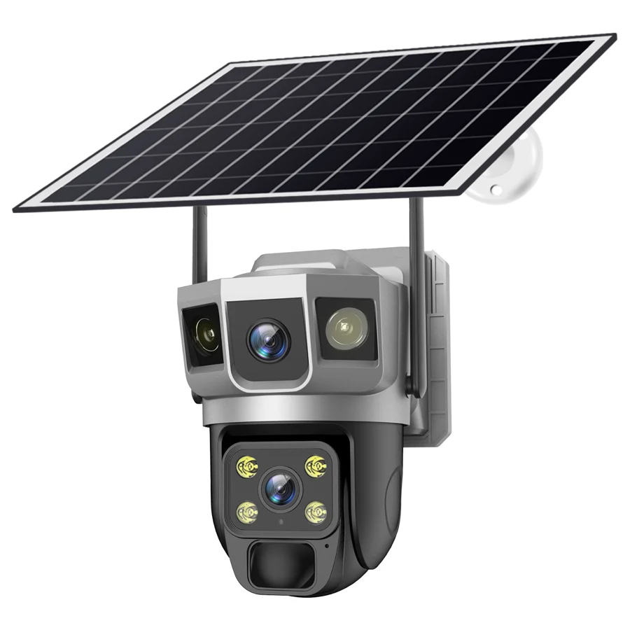 VRT-VTS02-W-H V380 Pro Solar Security Camera