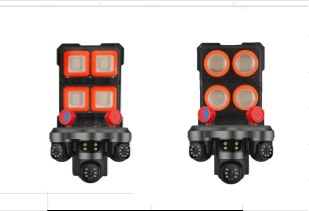 LD-CT4H (250W) Solar LED stree lamp with solar camera 3.5inch Solar low-power 3 lens 3 PTZ 4G Camera (linkage)