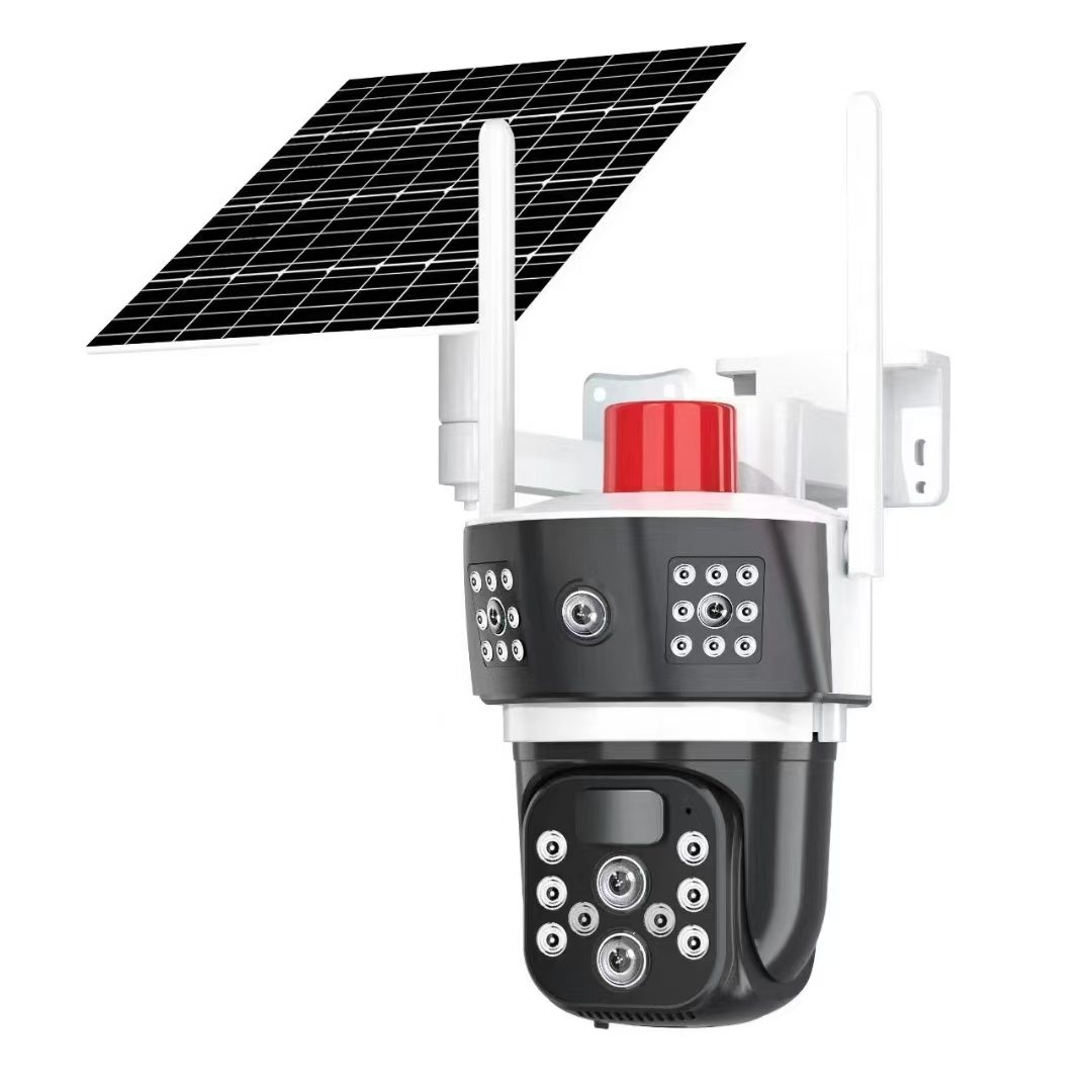 P7 3.5inch 4 lens 3 pictures solar low-power Camera 10X zoom