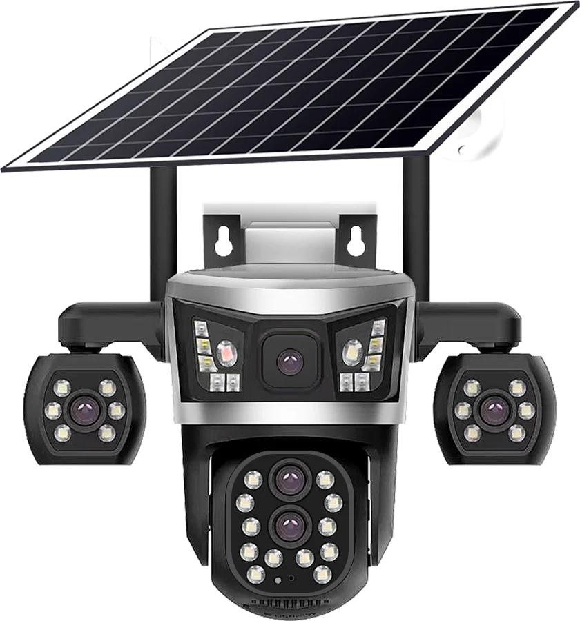 VRT-VTS07-W-F-DL V380 Pro Solar Security Camera