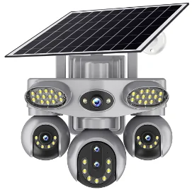 VRT-VTS40A-W-F-DL-AOV V380 Pro Solar Security Camera