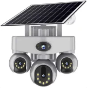 VRT-VTS40-W-F-AOV V380 Pro Solar Security Camera
