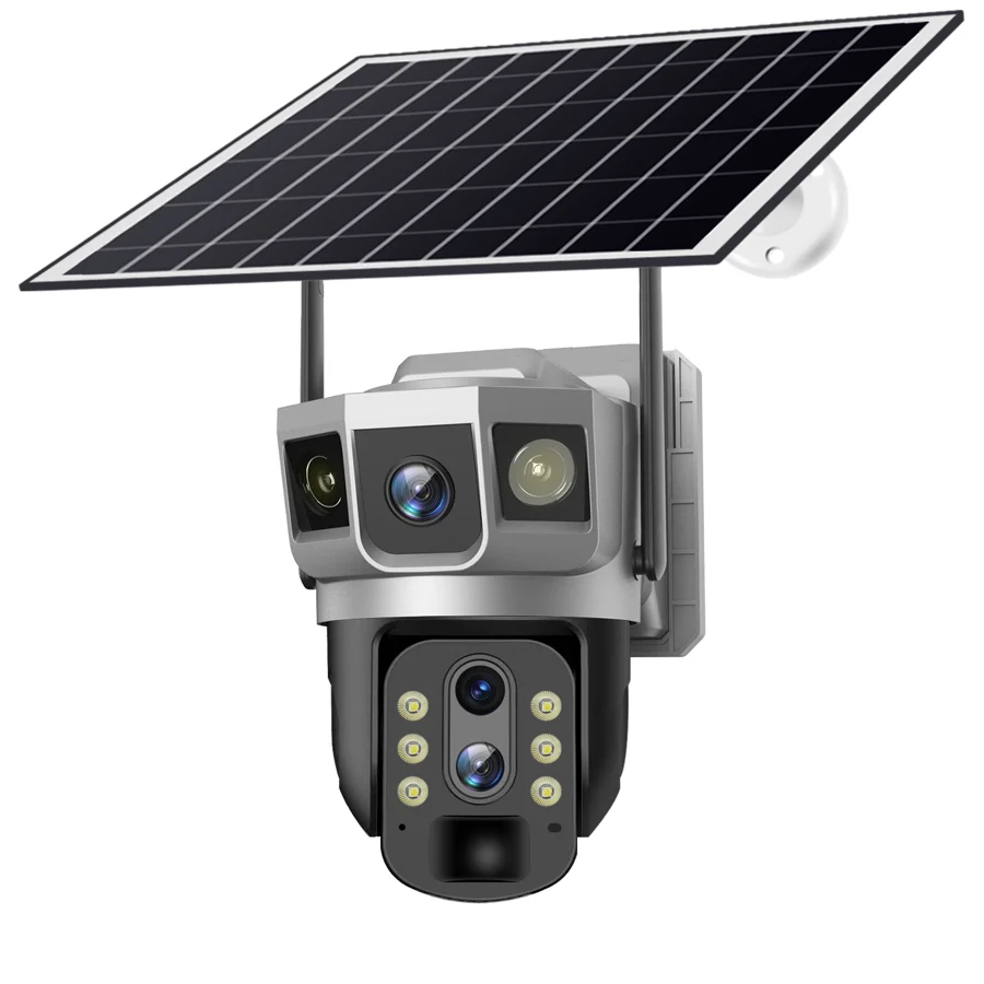 VRT-VTS02-W-H-DL V380 Pro Solar Security Camera