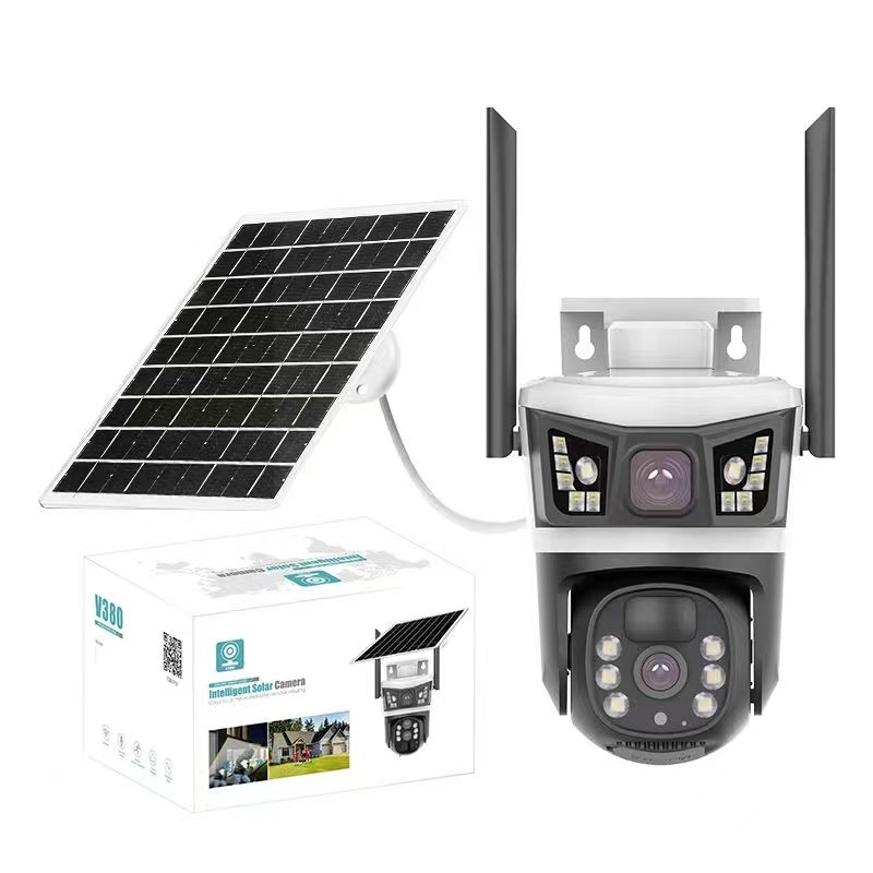 P6A-10 AOV 2 lens 1 ptz solar camera