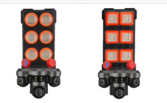 LD-CT6H (350W) Solar LED stree lamp with solar camera 3.5inch Solar low-power 3 lens 3 PTZ Camera (linkage)