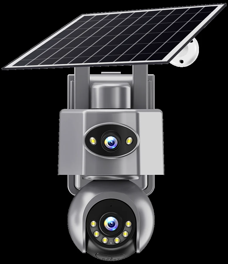 VRT-VTS25-W-H-AOV V380 Pro Solar Security Camera