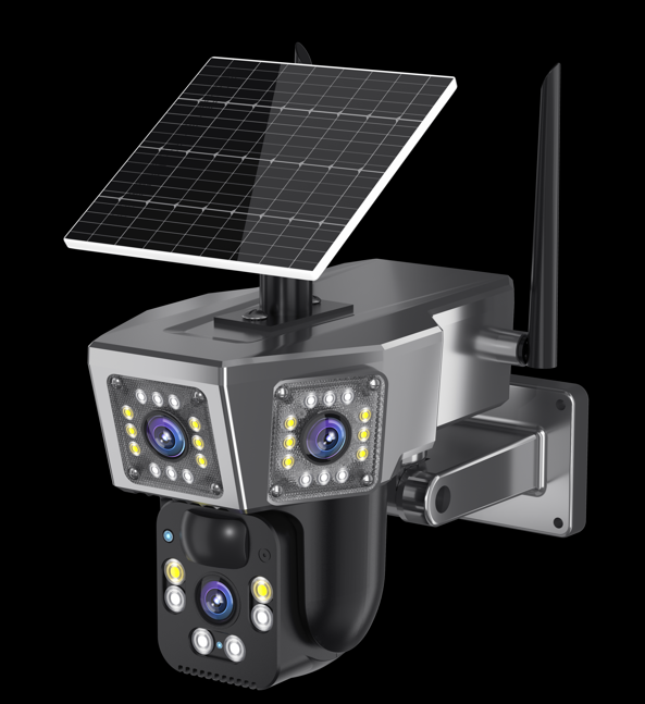 A6-3 AOV 2 lens 1 ptz solar camera