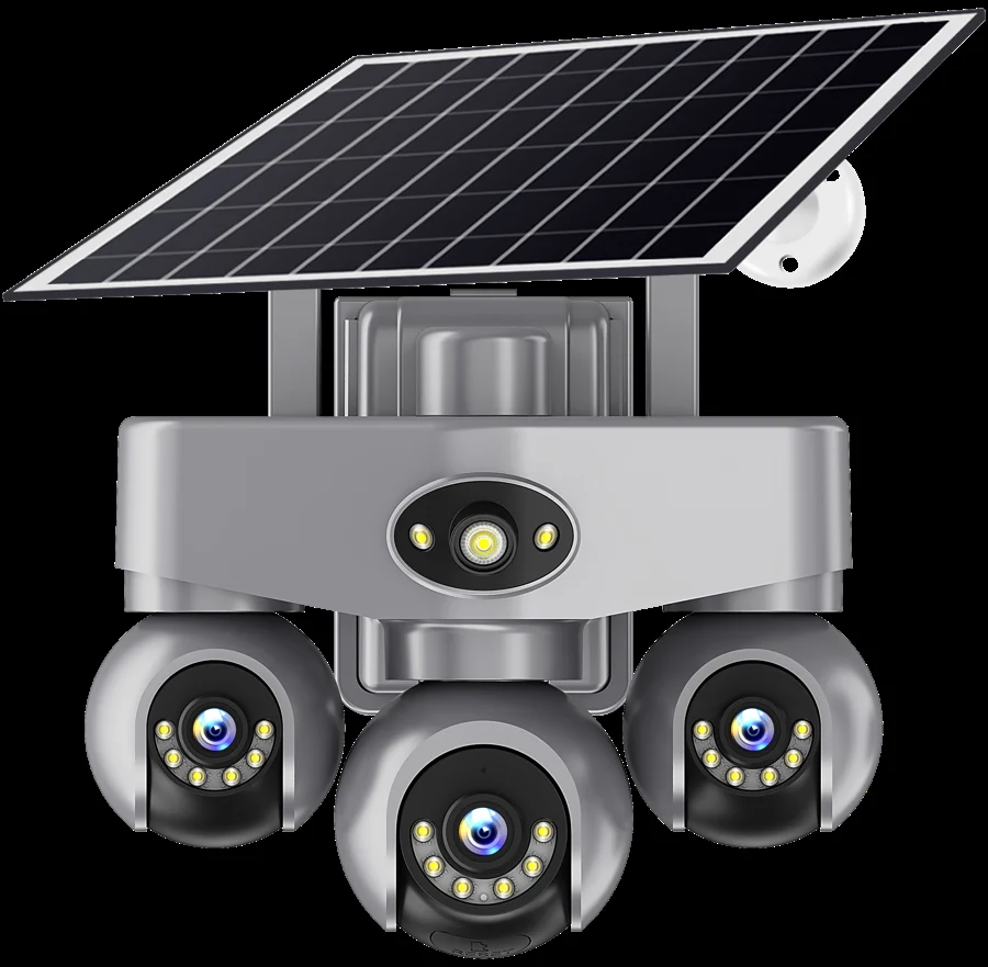 VRT-VTS33-W-F-AOV V380 Pro Solar Security Camera