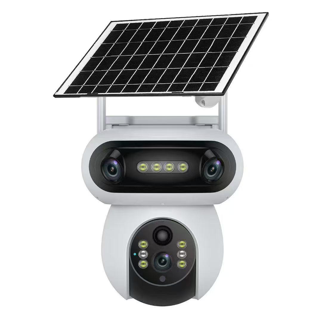 LK-CT39DF AOV 3 lens 1 ptz solar camera
