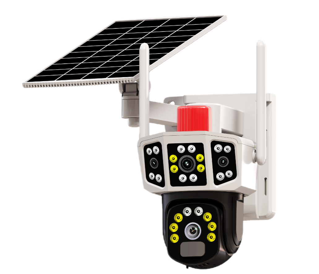 P3-8 AOV 2 lens 1 ptz solar camera