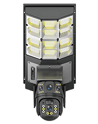 LD-B9S (300W) Solar LED stree lamp with solar camera 3.5inch Solar low-power dual lens Camera (linkage)