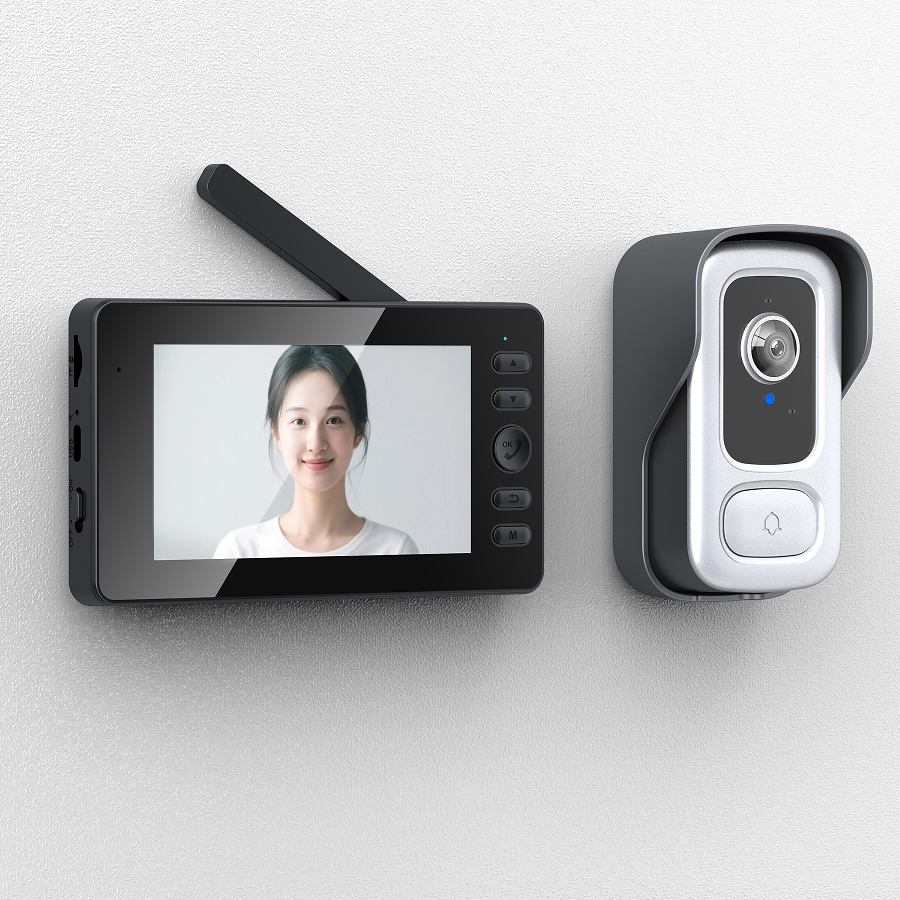 M26S 4.3-Inch Wireless Video Doorbell Set